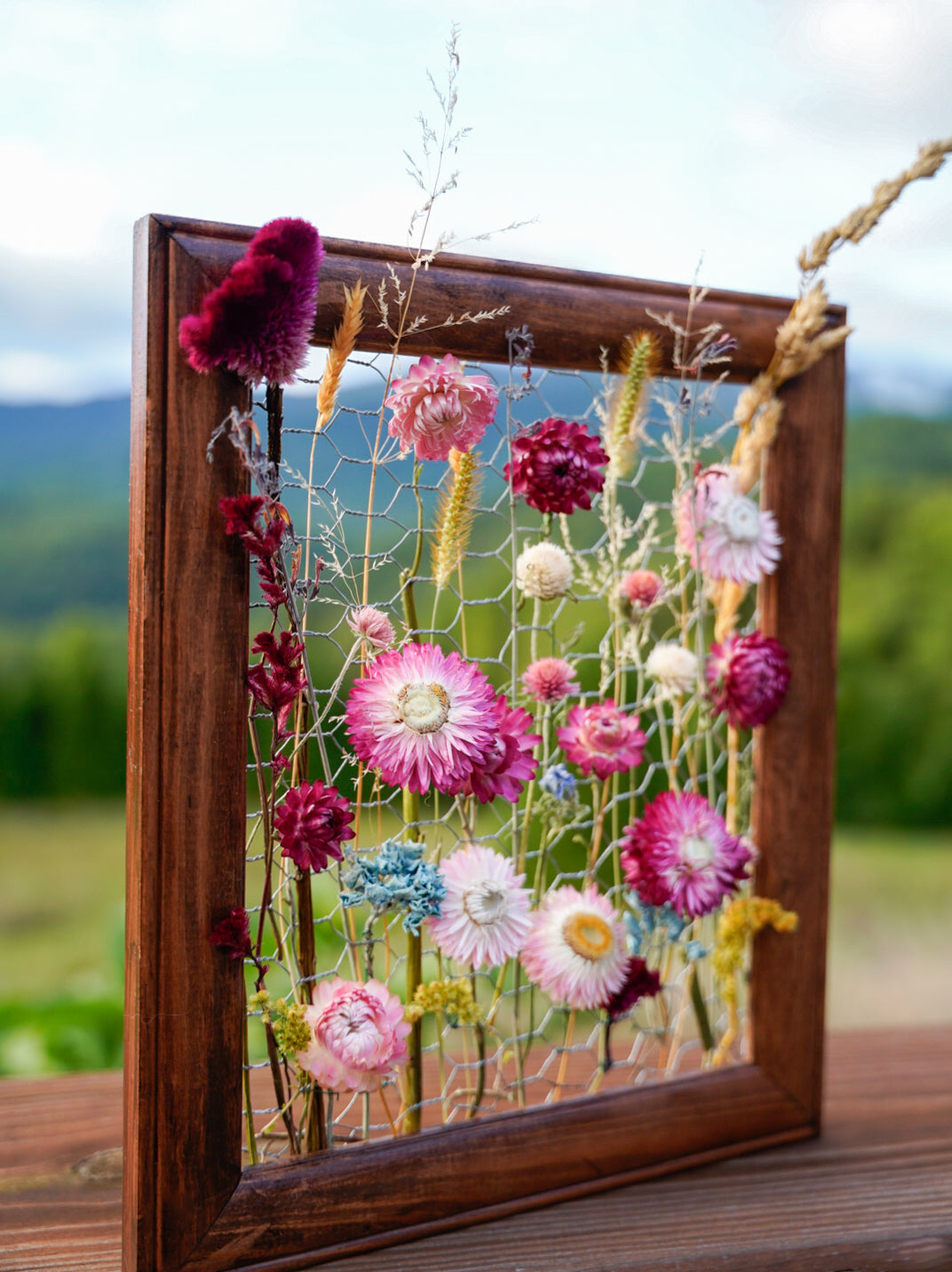 Everlasting Flower Panel-Petit Pink